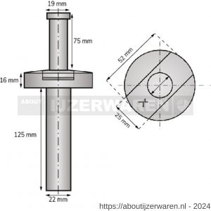 Exceptor DX DBS V1 DX door blocking system SKG V1 RVS - W30204936 - afbeelding 1