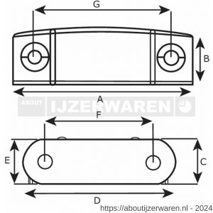 Outillage Progress Polair MC 100607B magneetsnapper Polair type 5123E opschroevend 6 kg zamac verguld - W30202300 - afbeelding 2