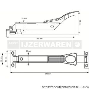 Dulimex DX RUZ-W-010WE raamuitzetter wegdraaibaar voor klep- en uitzetramen wit-wit - W30202784 - afbeelding 2