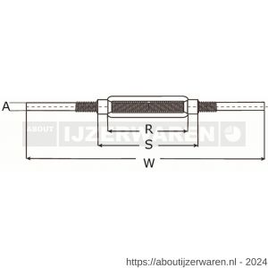 Dulimex DX 1480-30AE spanschroef met aanlaseinden DIN 1480 30 mm blank - W30201197 - afbeelding 2