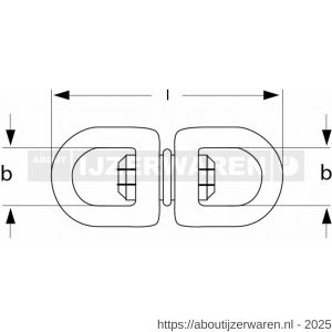 Dulimex DX 178-25N wervel 25 mm-1 inch zamac vernikkeld - W30200804 - afbeelding 2