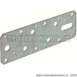 GB 072210 koppelplaat 180 mm 60x2,5 mm sendzimir verzinkt - W18001419 - afbeelding 1