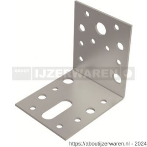 GB 072215 hoekanker 70x70 mm 60x2 mm sendzimir verzinkt 25x11 mm - W18001191 - afbeelding 1