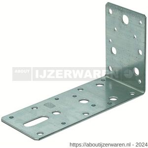 GB 07237 hoekanker 90x150 mm 60x2,5 mm sendzimir verzinkt 30x11 mm - W18001194 - afbeelding 1