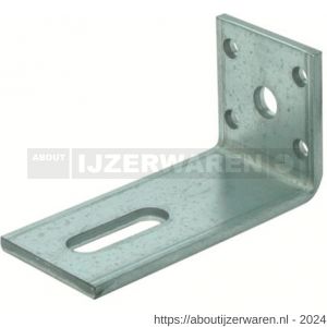 GB 07241 hoekanker zwaar 55x105 mm 50x5 mm sendzimir verzinkt 40x13 mm - W18001266 - afbeelding 1