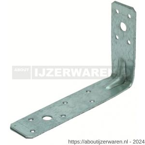 GB 07244 hoekanker met ril 75x125 mm 30x2 mm sendzimir verzinkt - W18001202 - afbeelding 1