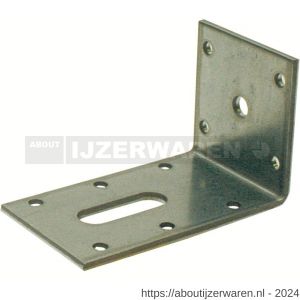 GB 07246 hoekanker zwaar 65x105 mm 60x4 mm sendzimir verzinkt 40x13 mm - W18001270 - afbeelding 1