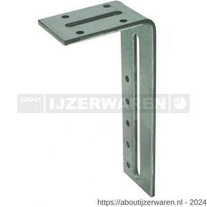 GB 0724822 hoekanker zwaar type A 95x210 mm 60x6 mm zink-magnesium 60x9-180x12 mm - W18002370 - afbeelding 1