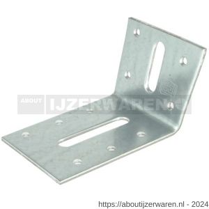 GB 072500 bovendorpelanker 100 graden 55x85 mm 60x2,5 mm zink-magnesium ZM-4 32x9-50x9 mm - W18002371 - afbeelding 1