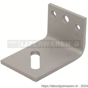 GB 0756765 hoekanker zwaar diagonaal slobgat type 60 60x100 mm 70x6 mm sendzimir verzinkt 50x13 mm diagonaal - W18001211 - afbeelding 1