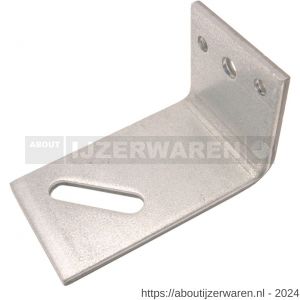 GB 0756775 hoekanker zwaar diagonaal slobgat type 61 70x120 mm 70x6 mm sendzimir verzinkt 50x13 mm diagonaal - W18001213 - afbeelding 1