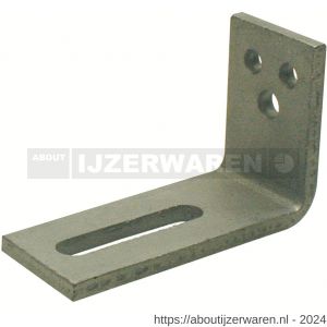 GB 0758576 hoekanker zwaar type 7 70x120 mm 50x8 mm thermisch verzinkt - W18001295 - afbeelding 1