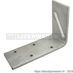 GB 0758781 hoekanker zwaar 120x175 mm 70x8 mm thermisch verzinkt - W18002768 - afbeelding 1