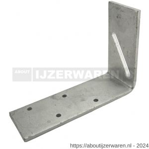 GB 0758785 hoekanker zwaar 140x200 mm 70x8 mm thermisch verzinkt - W18002769 - afbeelding 1