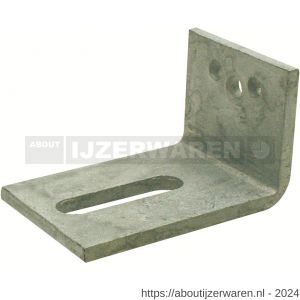 GB 0758877 hoekanker zwaar type 39 70x120 mm 80x8 mm thermisch verzinkt 70x17 mm - W18001299 - afbeelding 1