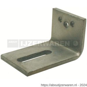 GB 0759877 hoekanker zwaar type 51 70x120 mm 80x10 mm thermisch verzinkt 70x17 mm - W18001300 - afbeelding 1