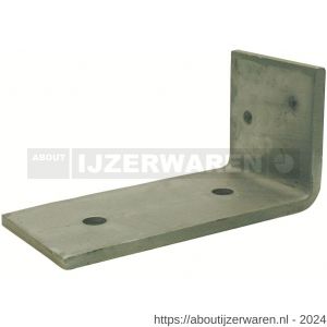 GB 0759915 hoekanker zwaar type 65 100x150 mm 100x10 mm thermisch verzinkt - W18001303 - afbeelding 1