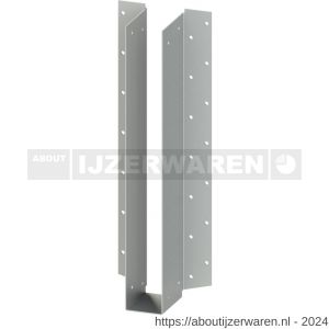 GB 07888456 raveeldrager I-ligger 45x300 mm 1,25 mm sendzimir verzinkt - W18002912 - afbeelding 1