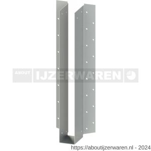 GB 07888457 raveeldrager I-ligger 45x400 mm 1,25 mm sendzimir verzinkt - W18002913 - afbeelding 1