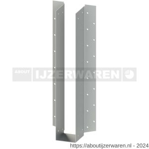 GB 07888607 raveeldrager I-ligger 60x400 mm 1,25 mm sendzimir verzinkt - W18002917 - afbeelding 1