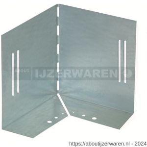 GB 103021 hoekstuk voor metalen randkist 220x300 mm sendzimir verzinkt - W18002287 - afbeelding 1