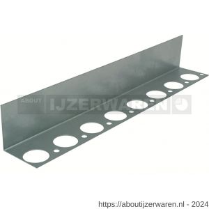 GB 105090 hoeklijn voor zandcementdekvloer 90x60x1150 mm sendzimir verzinkt - W18002429 - afbeelding 1