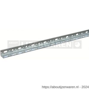 GB 105512 montage hoeklijn 1200 mm 30x30x2 mm 30/9x20 mm sendzimir verzinkt - W18002242 - afbeelding 1