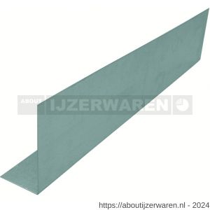 GB 106170 metalen randkist 90 graden met lange onderflens 170x2000 mm 1,25 mm sendzimir verzinkt - W18002273 - afbeelding 1