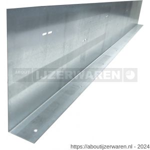 GB 113250 metalen randkist 90 graden vlak 250x2000 mm 1,5 mm sendzimir verzinkt - W18002735 - afbeelding 1