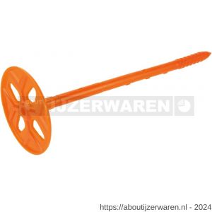 GB 332180 instortplug voor UNI-slagspouwanker diameter 4 mm oranje 180 mm diameter 8 mm nylon - W18000074 - afbeelding 1