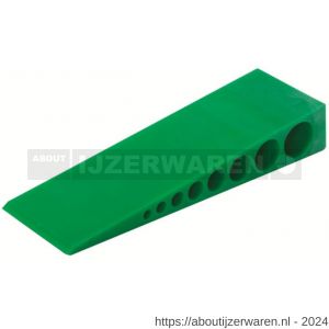 GB 340040 stelwig groen 150 mm 45x25 mm kunststof - W18000905 - afbeelding 1