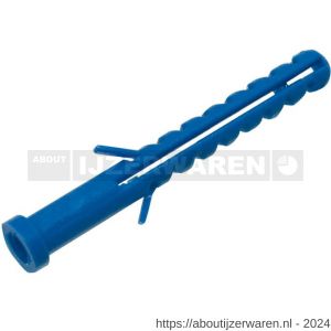 GB 34121 plug blauw 6x50 mm 4 mm nylon - W18002450 - afbeelding 1