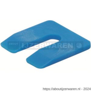 GB 34604 uitvulplaatje blauw 4 mm 50x50 mm kunststof in zakverpakking - W18002586 - afbeelding 1