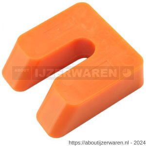 GB 34615 uitvulplaat 15 oranje 15 mm 50x50 mm kunststof - W18002883 - afbeelding 1