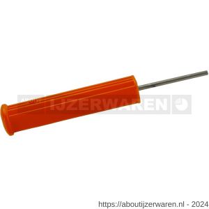 GB 392060 inslaghulpstuk voor UNI-Flexplug oranje 155 mm verzinkt draad - W18002629 - afbeelding 1