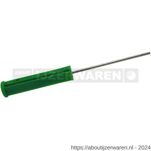 GB 392120 inslaghulpstuk voor UNI-Flexplug groen 215 mm verzinkt draad - W18002630 - afbeelding 1