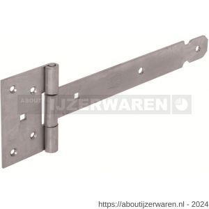 GB 415070 kruisheng zwaar 400 mm 40x4 mm elektrolytisch verzinkt 2/8x8 mm - W18001996 - afbeelding 1