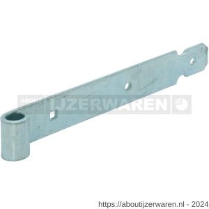 GB 42520 heng voor pen diameter 16 mm 1200 mm 45x6 mm thermisch verzinkt 9x9 mm - W18002714 - afbeelding 1