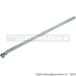 GB 44746 heng voor vlakwerk voor pen diameter 16 mm 1000 mm 45x6 mm thermisch verzinkt 9x9 mm - W18002499 - afbeelding 1