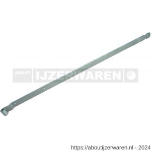 GB 44747 heng voor vlakwerk voor pen diameter 16 mm 1200 mm 45x6 mm thermisch verzinkt 9x9 mm - W18002500 - afbeelding 1