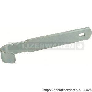 GB 704210 boerenklinkstel klink 180 mm 25x5 mm elektrolytisch verzinkt - W18002157 - afbeelding 1