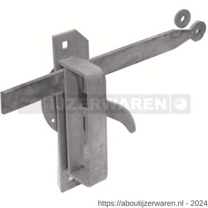 GB 71440 Wieringermeer klinkstel zonder neus thermisch verzinkt 2/9x9 mm - W18002175 - afbeelding 1