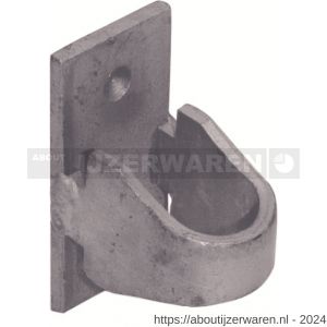 GB 714500 Wieringermeer klinkstel afgeronde opschroefneus 5 mm thermisch verzinkt - W18002176 - afbeelding 1