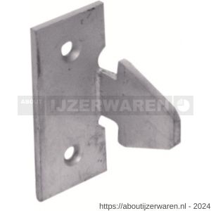 GB 714510 Wieringermeer klinkstel plaatneus 5 mm thermisch verzinkt - W18002180 - afbeelding 1