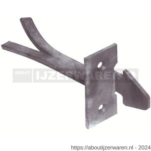 GB 714520 Wieringermeer klinkstel klauwneus 5 mm thermisch verzinkt - W18002177 - afbeelding 1