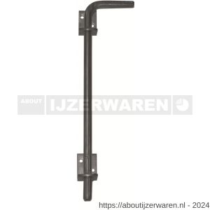 GB 744328 grondgrendel 400 mm epoxy coating zwart - W18002518 - afbeelding 1