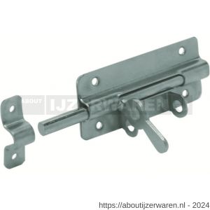 GB 74435 hangslotgrendel 100x52 mm elektrolytisch verzinkt - W18002122 - afbeelding 1