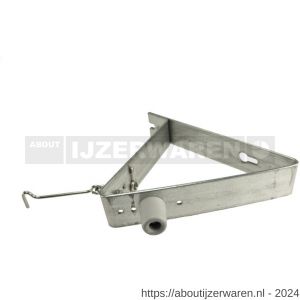 GB 744635 deuropvangbeugel standaard 275x250x220 mm 50x4 mm zink-magnesium ZM-4 32x9/16-17x9 mm open - W18002678 - afbeelding 1