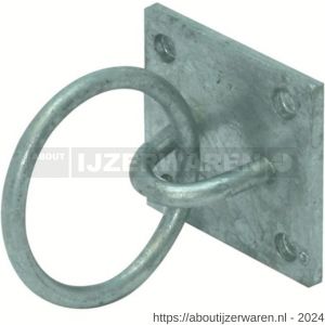 GB 74465 aanlegring 60x60 mm 5 mm thermisch verzinkt - W18000572 - afbeelding 1