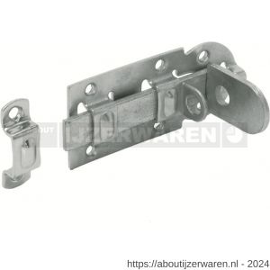 GB 74501 hangslotschuif vlak 120x56 mm 5 mm elektrolytisch verzinkt - W18002201 - afbeelding 1